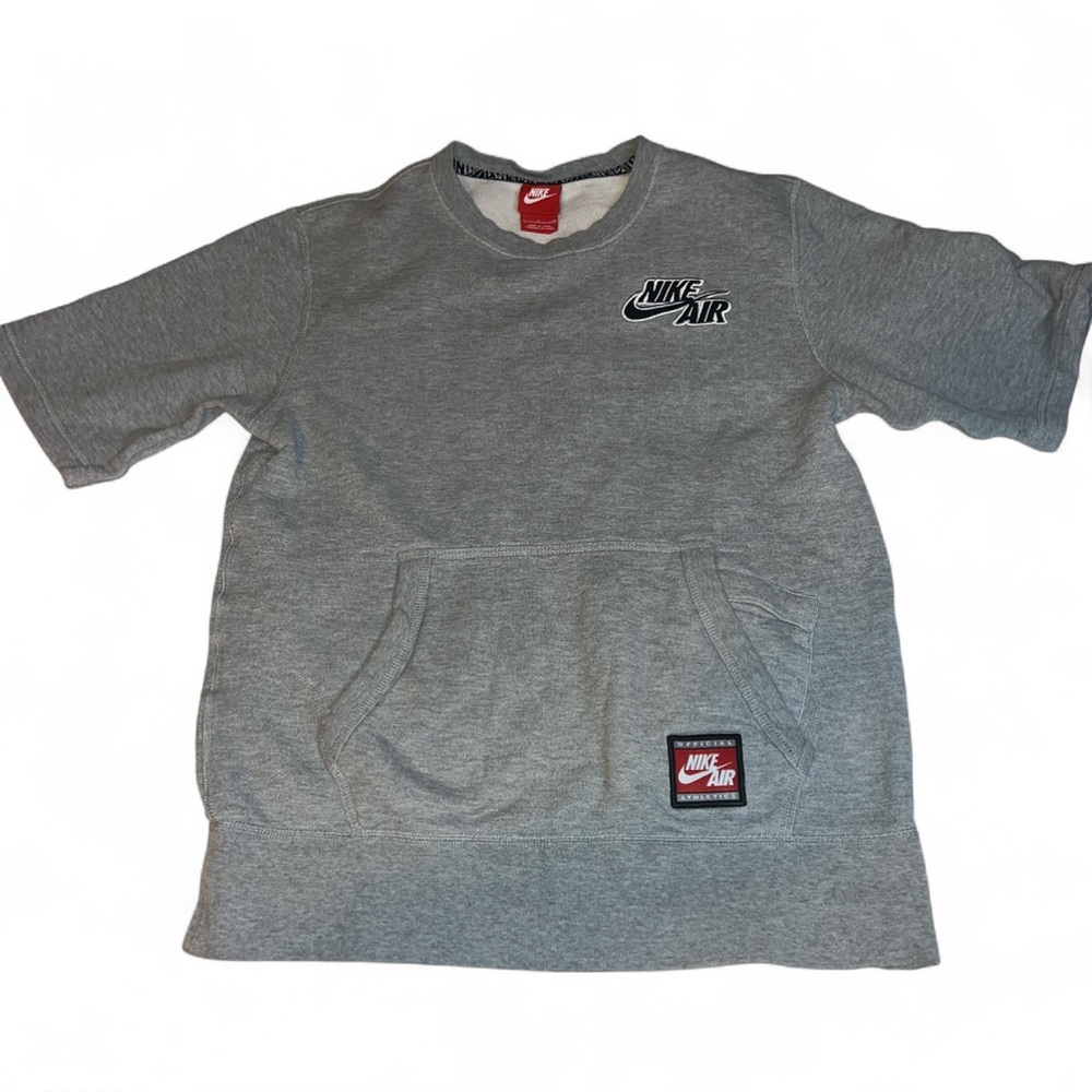 Nike Gray Short Sleeve Tee with Logo
